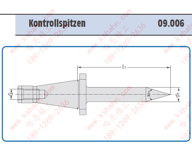 德国主轴测试棒-DIN 2080 SK/SA